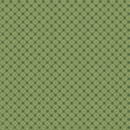 Tales of Yuletide Lattice – Green | Laura Ashley | 50% Deposit Preorder | June 2027 | C19236-GREEN