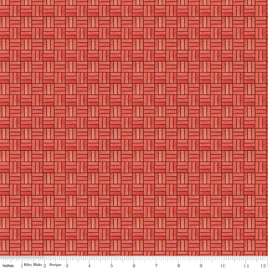 Teresa Kogut Waddle's Christmas Weave Rouge – Basket Weave – C19297-ROUGE – 50% Deposit May 2027 Preorder