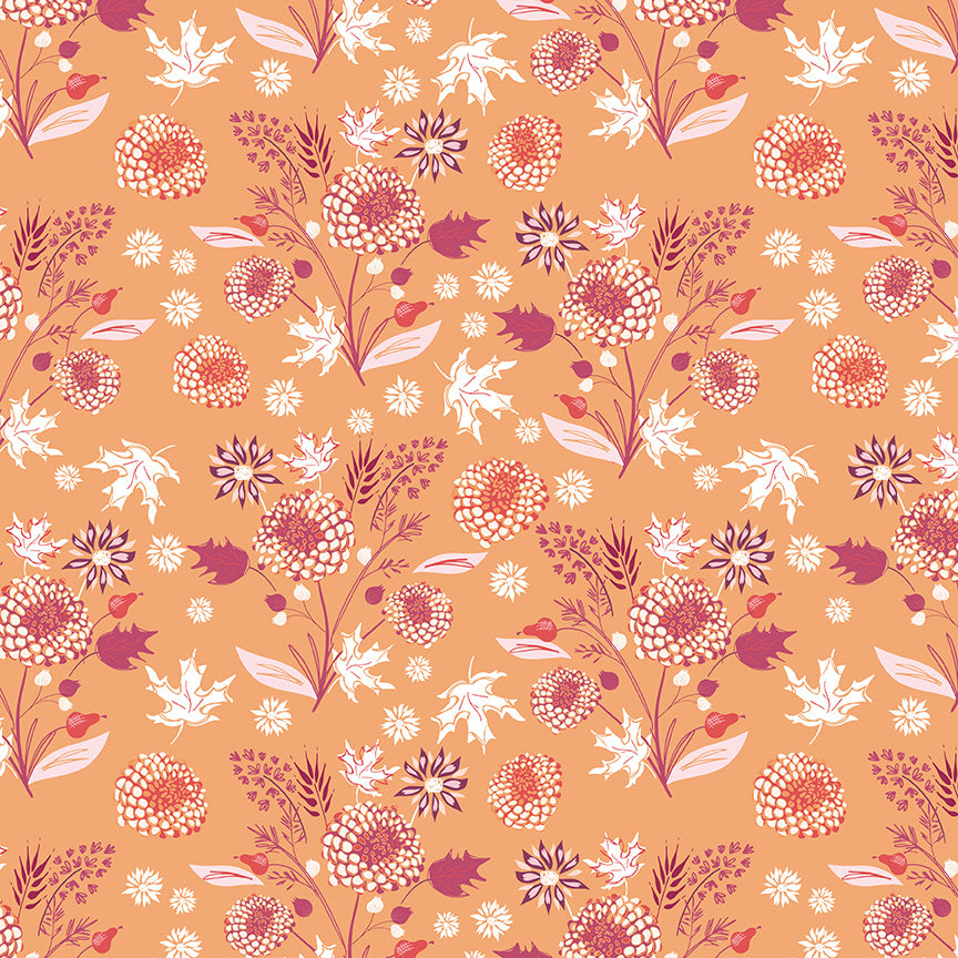 Pumpkin Patch Quilt Backing Set – Apple Pie Filling Marmalade | 5 Yards | 50% Deposit Preorder | June 2027