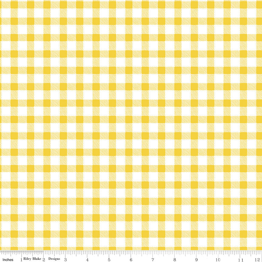 My Mind's Eye Citrus Kiss Gingham Yellow – 50% Deposit June 2027 Preorder