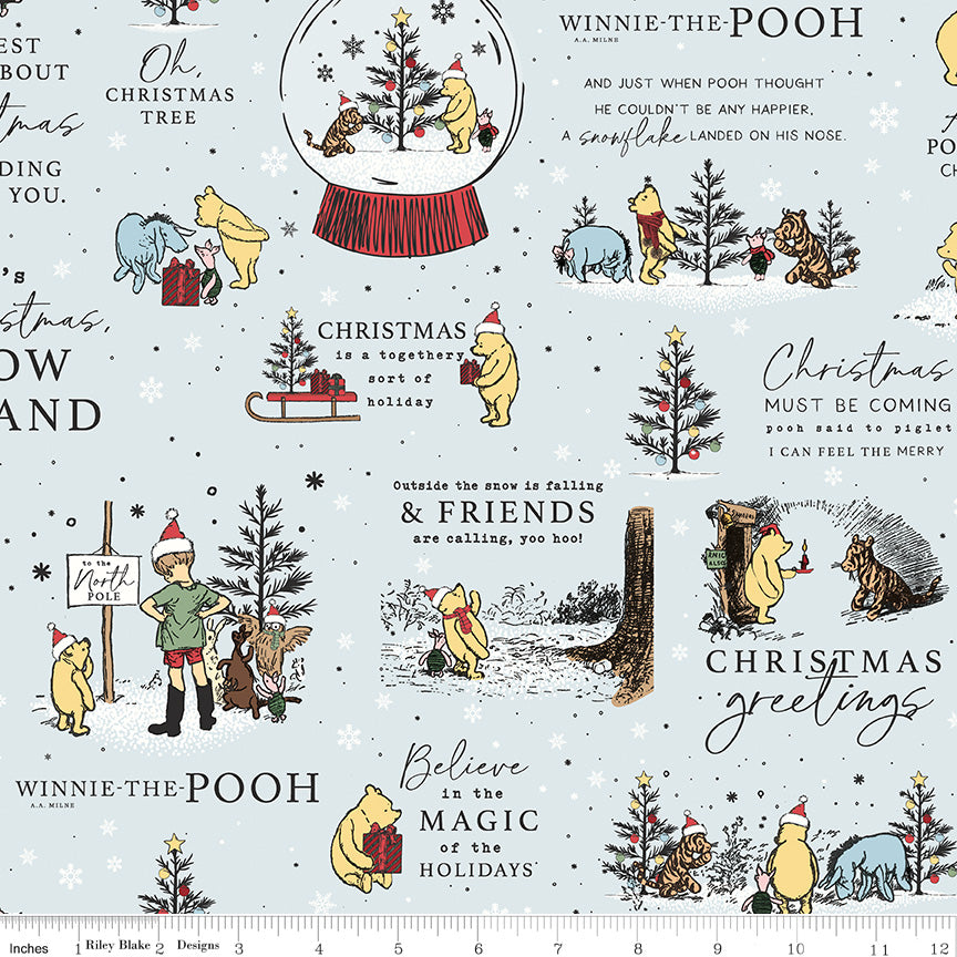 Echo Park Paper Co. Winnie-the-Pooh Christmas Holiday Quotes Powder – 50% Deposit June 2027 Preorder