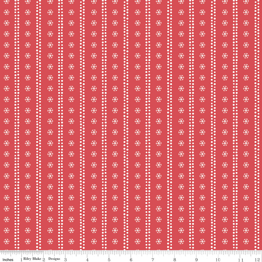 Echo Park Paper Co. Winnie-the-Pooh Christmas Stripes Red – 50% Deposit June 2027 Preorder