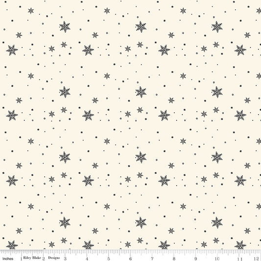Echo Park Paper Co. Winnie-the-Pooh Christmas Snowflakes Cream β 50% Deposit June 2027 Preorder