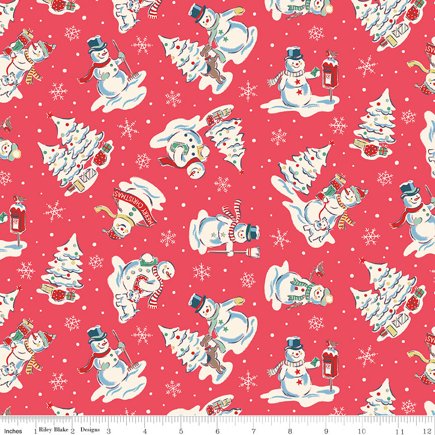 Cath Kidston Make Merry Snowman Red – 50% Deposit June 2027 Preorder