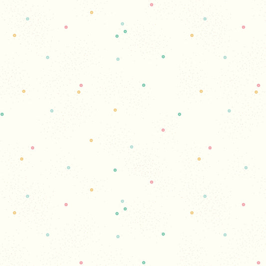 2027 Riley Blake Designs Block Challenge Quilt Backing Set | Dainty Daisy Wide Back Pastel | 107"/108" Wide | 2⅓ Yards