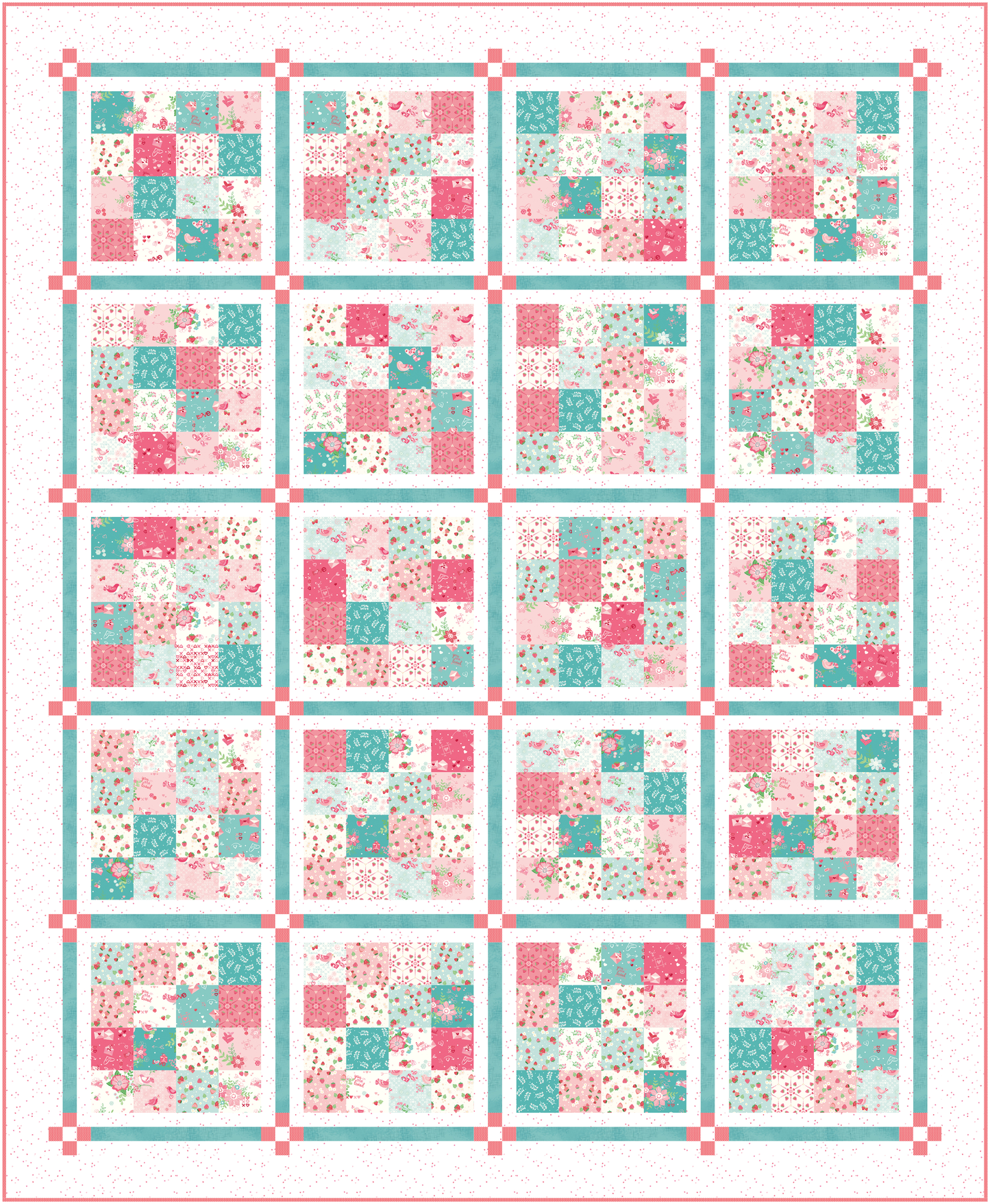 Bloom & Heart Chamomile Quilt Kit – 50% Deposit November 2026 Preorder