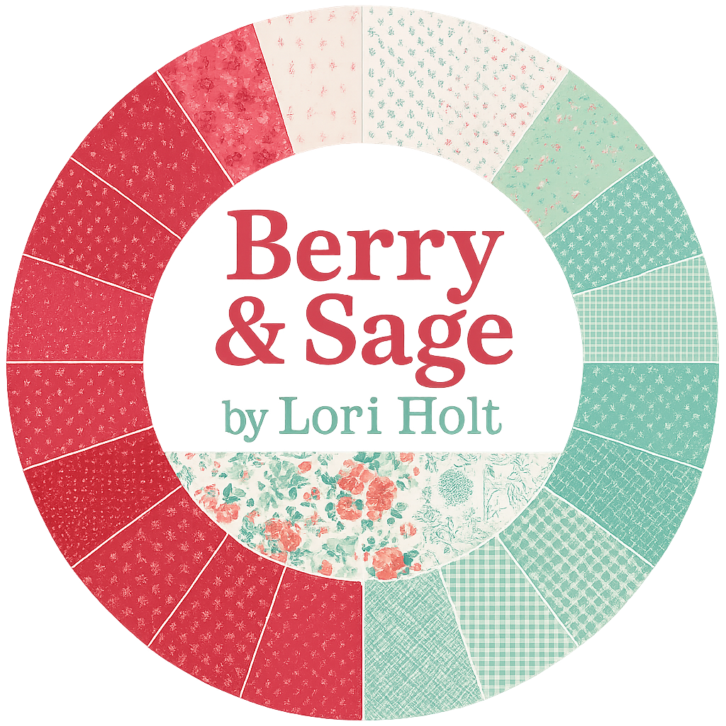 Berry & Sage 5" Stacker – 42 Precut Squares by Lori Holt – Preorder Ships March 2026