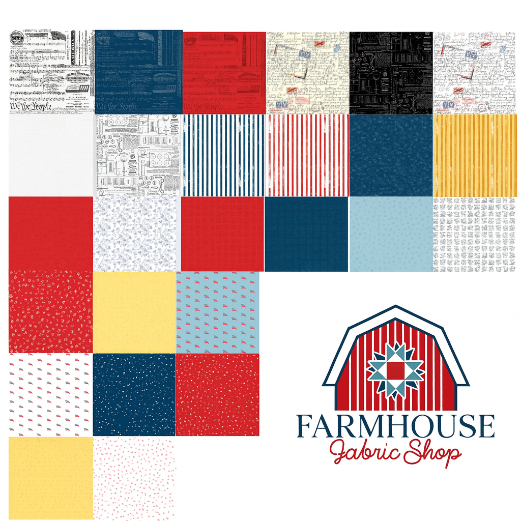 Preorder - Sew America Fat Quarter Bundle – 30 Pieces (FQ-17340-30) – J. Wecker Frisch – Riley Blake Designs