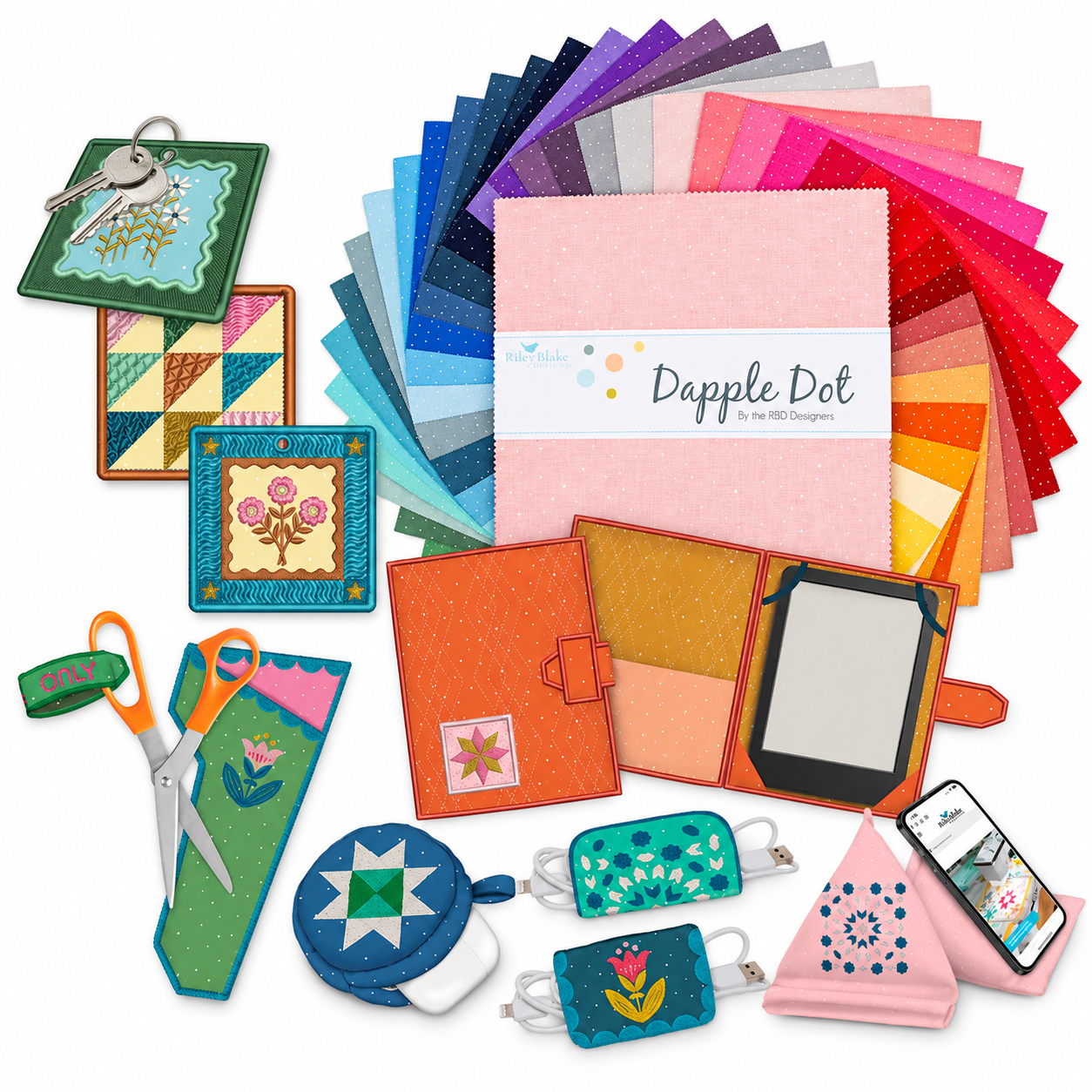 Stitch Your Quilty™ Tech Bundle + Dapple Dot 10" Stacker | October 2026 Preorder | 50% Deposit