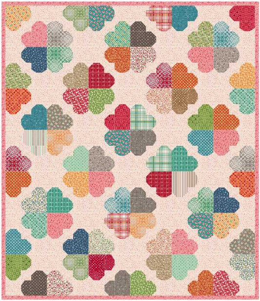 Clover Quilt Kit Throw Size – Farmer’s Daughter – Cluck Cluck Sew – Preorder Arriving December 2025