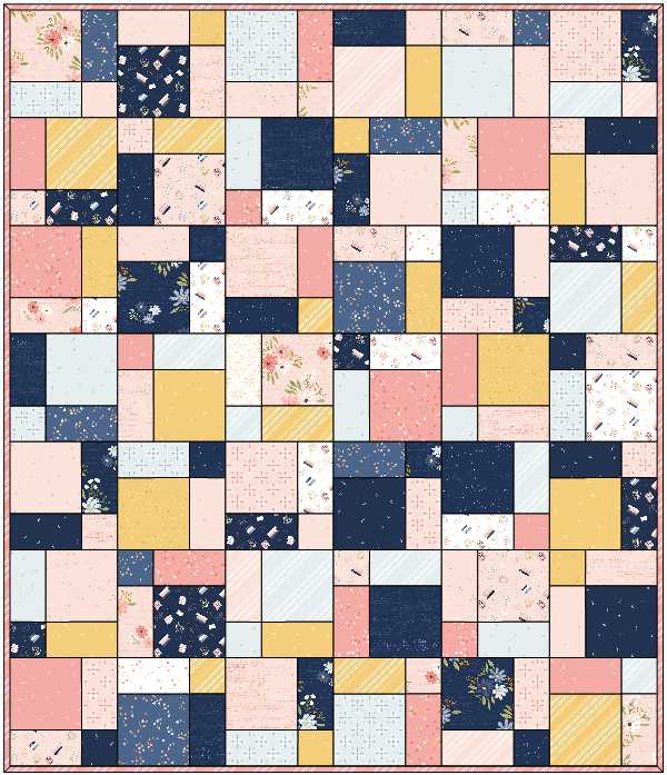 Easy Bake Quilt Pattern – Cluck Cluck Sew – Layer Cake Friendly – Beginner Quilt Pattern