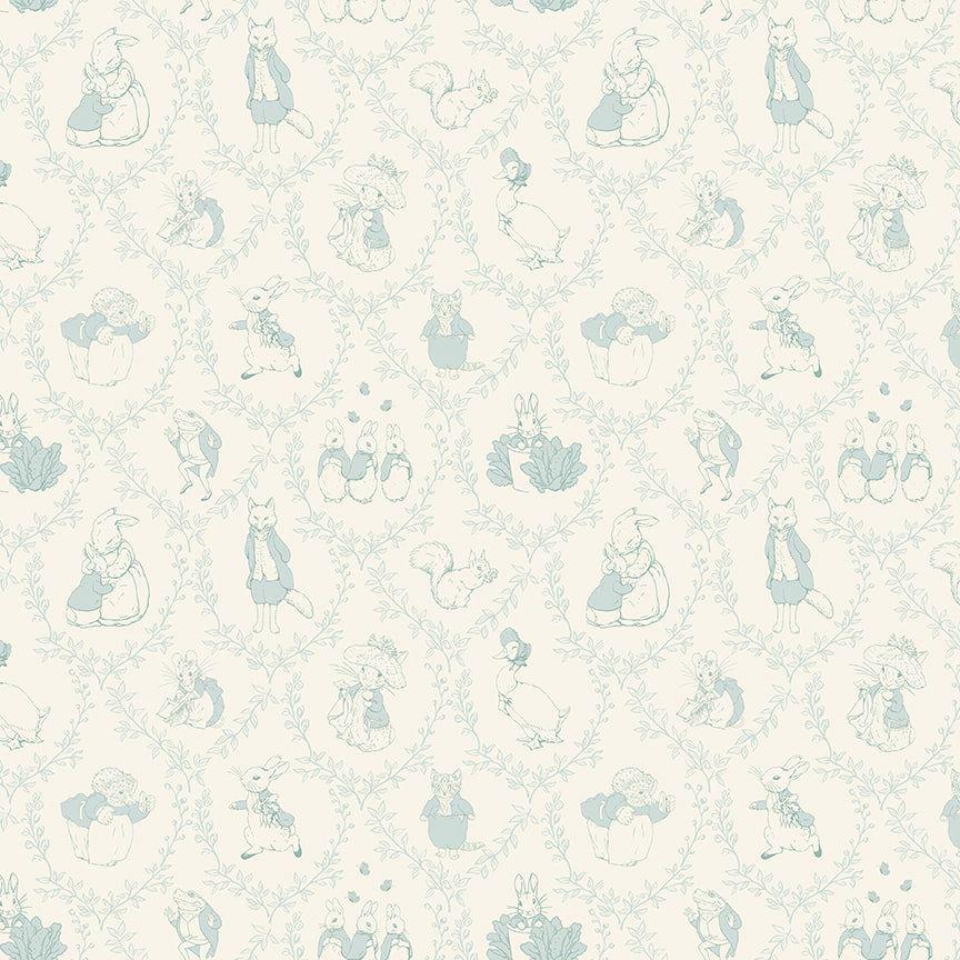 Peter Rabbit™ Designer Flannel – Cloud | Riley Blake Designs