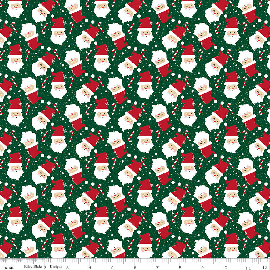 Tinsel & Twinkle Santas Green – 50% Deposit June 2027 Preorder
