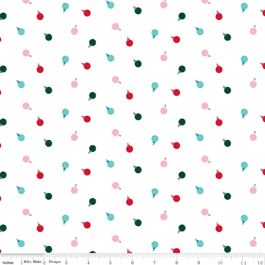 Tinsel & Twinkle Ornaments White – 50% Deposit June 2027 Preorder
