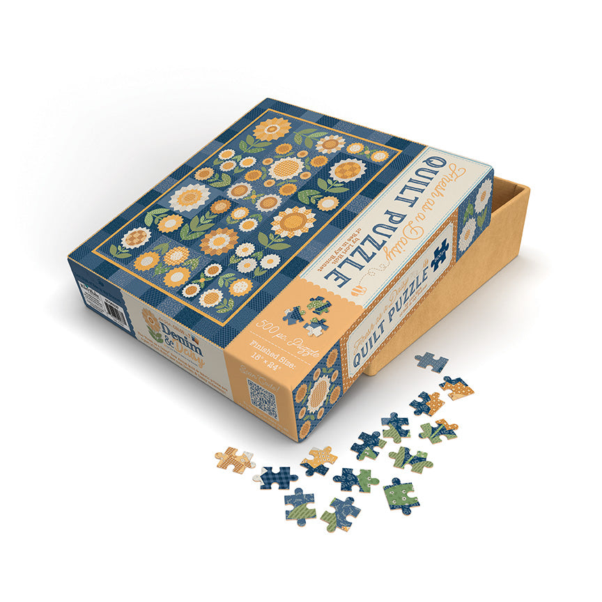 Fresh as a Daisy Quilt Puzzle (500pc) by Lori Holt | October 2026 Preorder