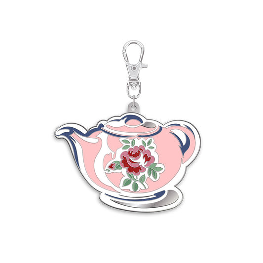Cath Kidston® Teapot Enamel Charm | Sewing & Zipper Pull Accessory