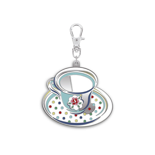 Cath Kidston® Teacup Enamel Charm | Sewing & Zipper Pull Accessory