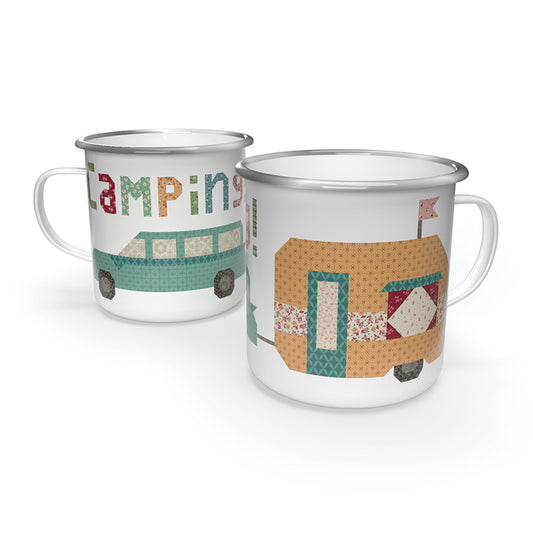 Family Reunion Enamel Tin Mug – Lori Holt – Bee in My Bonnet – December 2026 Preorder