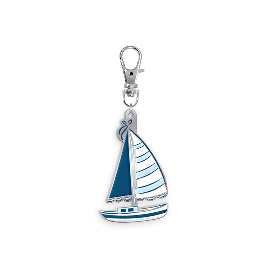 Sailboat Enamel Charm by Tasha Noel – 50% Deposit March 2027 Preorder