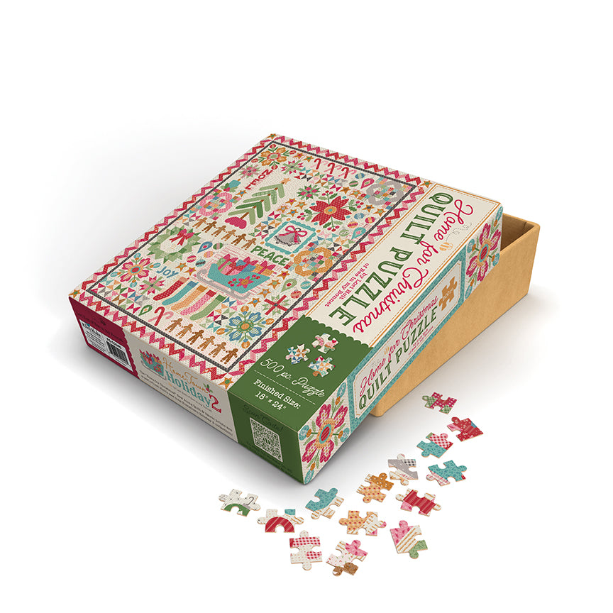 Home for Christmas Quilt Puzzle – Lori Holt | 500 Pieces | 50% Deposit Preorder | July 2027