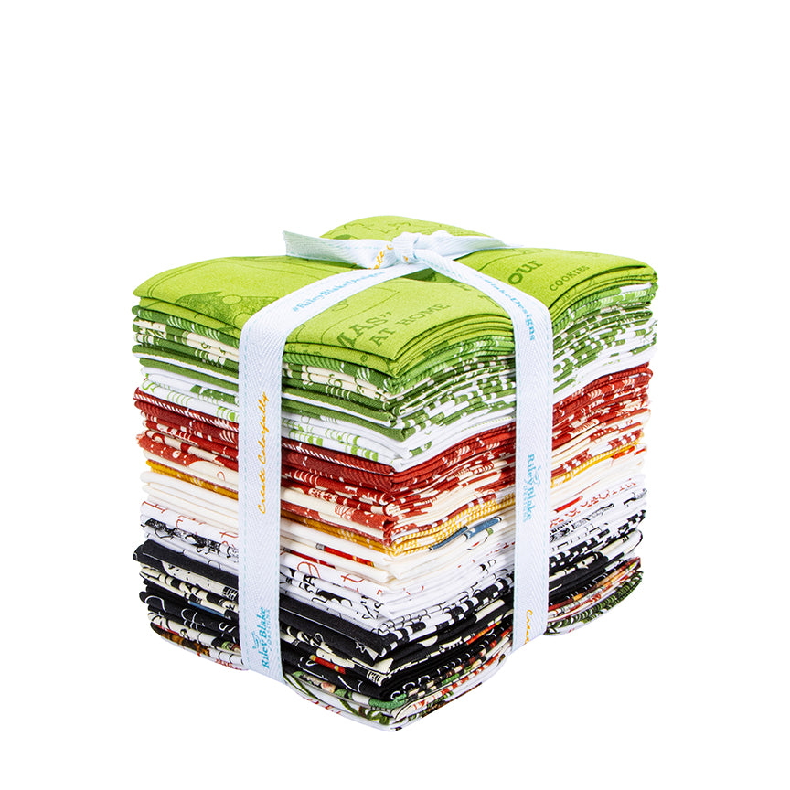 Classic Christmas Fat Quarter Bundle – 26 Precut Fabrics by J. Wecker Frisch for Riley Blake Designs