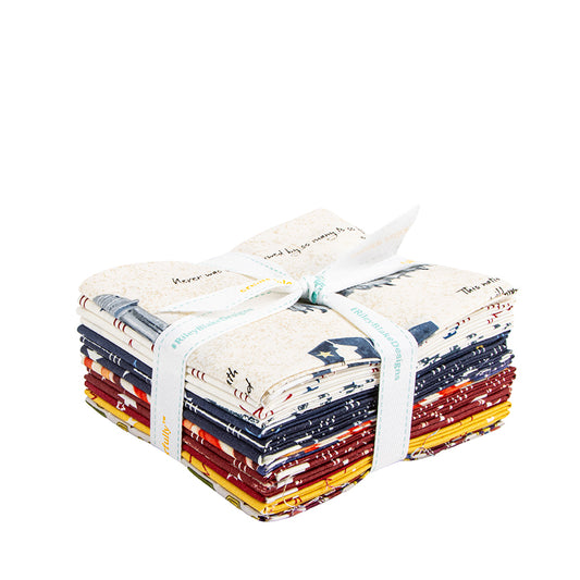Preorder - American Honor Fat Quarter Bundle β 13 Precut Pieces | Patriotic Fabric by Vicki Gifford for Riley Blake Designs