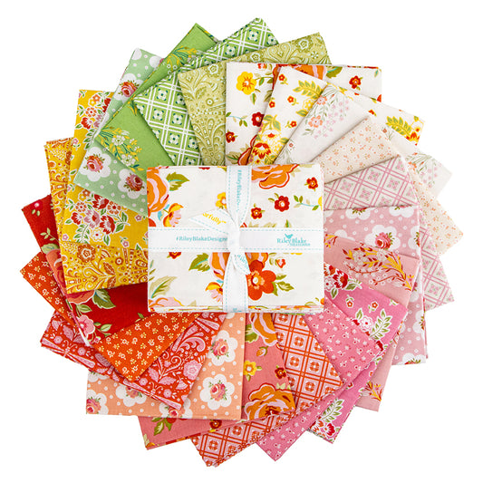 Peach Cobbler Fat Quarter Bundle β 21pcs β Riley Blake Designs
