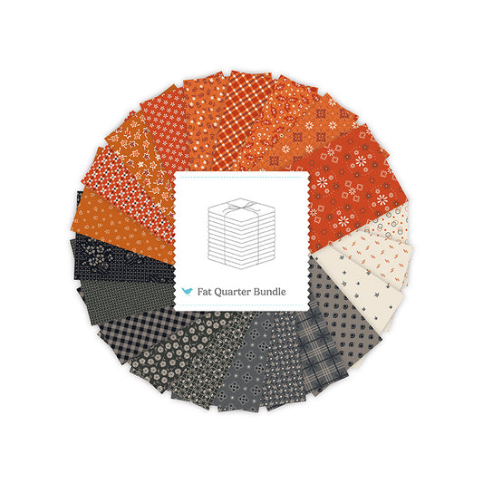 Pumpkin & Licorice Fat Quarter Bundle (21 pcs) | 50% Deposit Preorder | March 2027 | Lori Holt