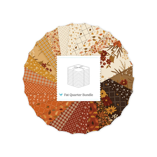 Acorn & Amber Fat Quarter Bundle by Sandy Gervais | 25 Pieces | June 2027 Preorder | 50% Deposit