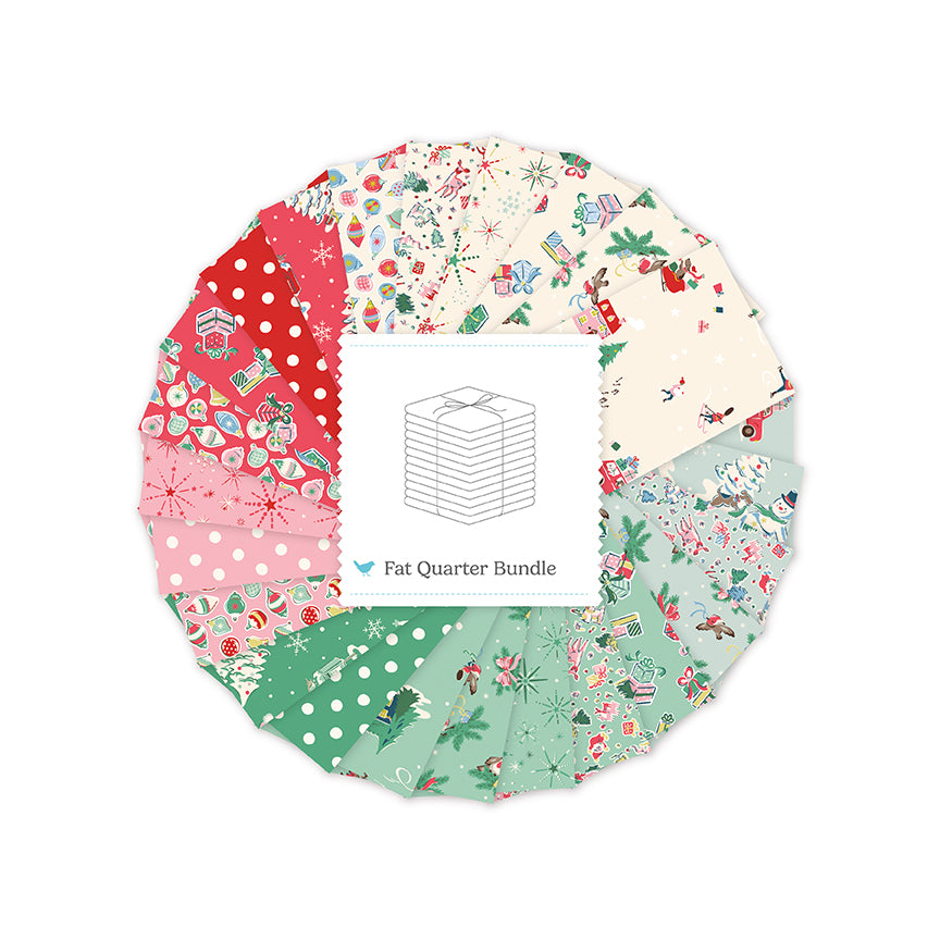 Cath Kidston Make Merry Fat Quarter Bundle, 24 Pcs. – 50% Deposit June 2027 Preorder