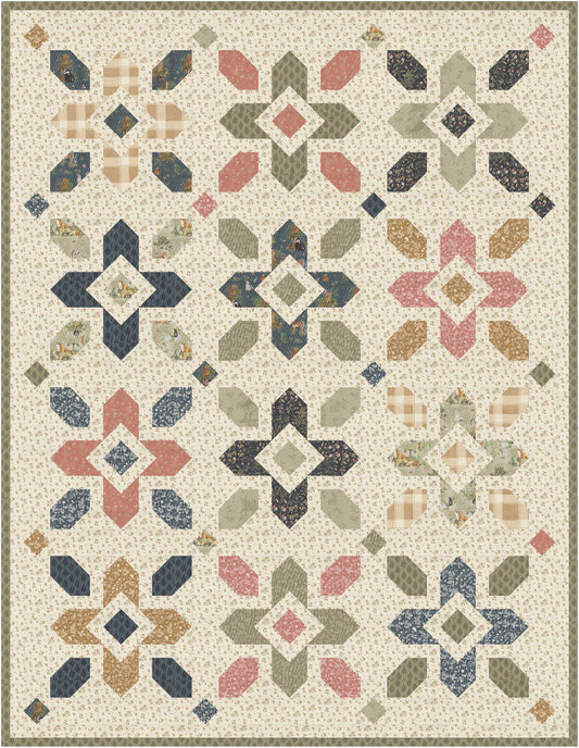 Crossing Paths Quilt Kit 63" x 82" β Fable & Fern by Watercolour Heart for Moda | 50% Deposit Preorder (October 2026)