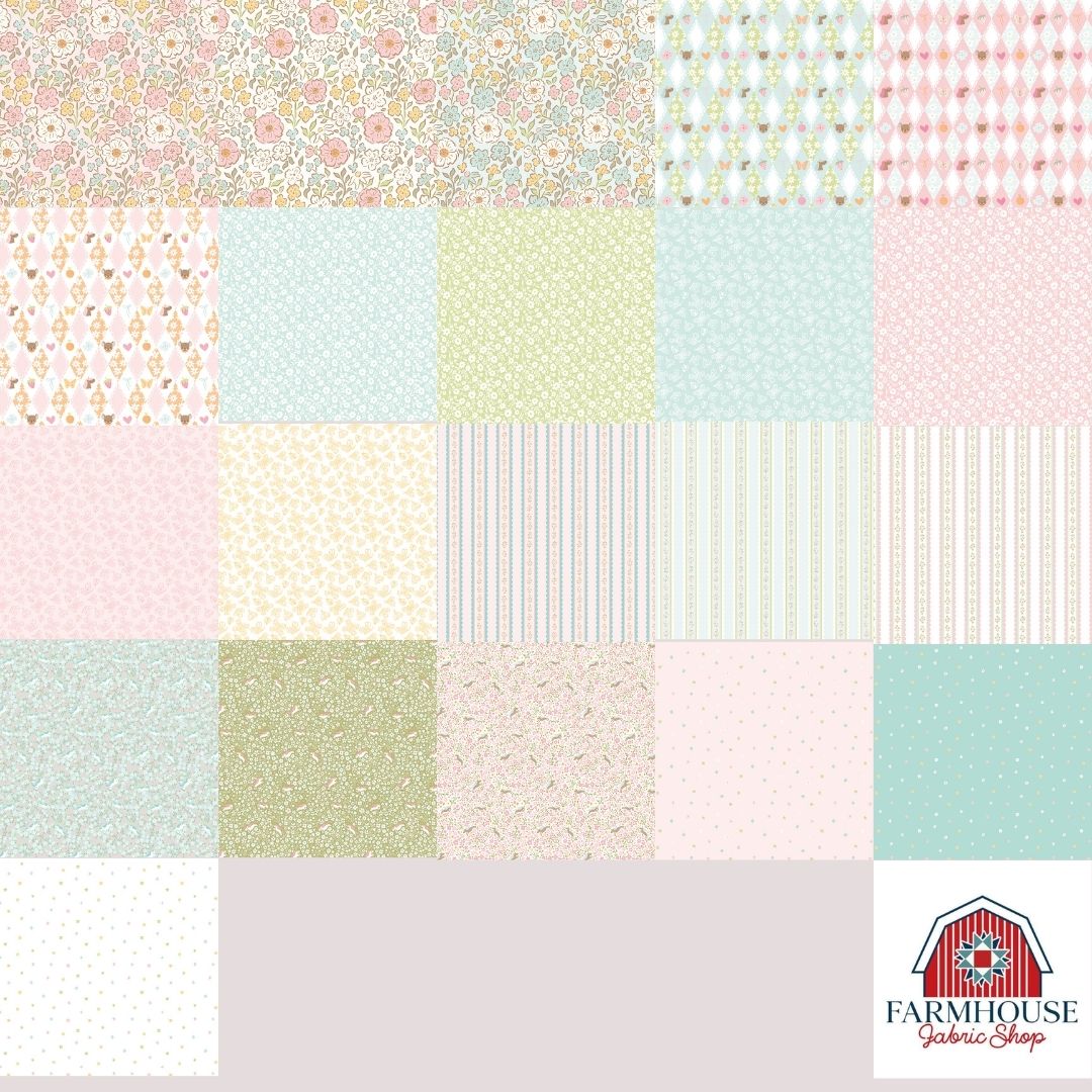 Little Posies 5” Stacker | Charm Pack | Riley Blake Preorder Sept 2026