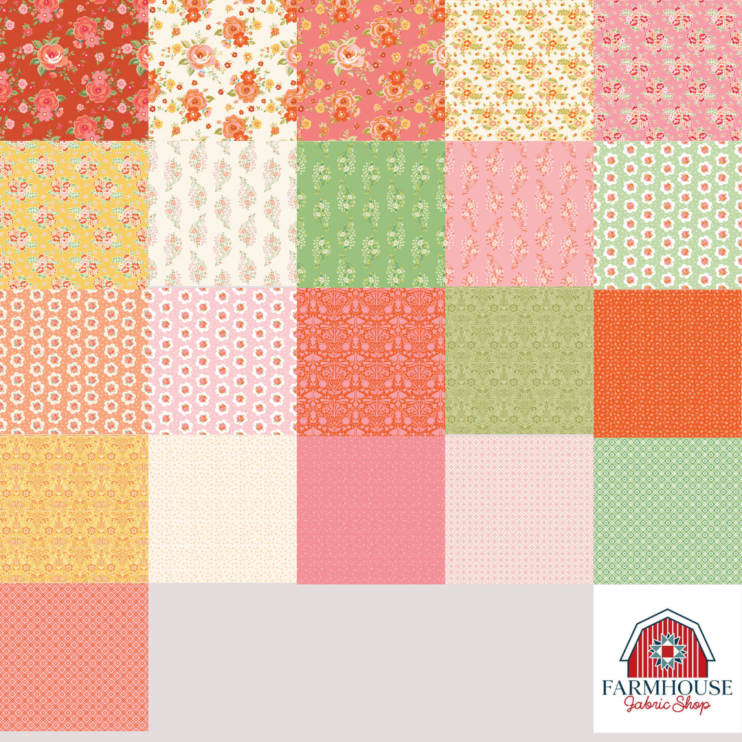 Peach Cobbler 10" Stacker – 42pcs – Riley Blake Designs