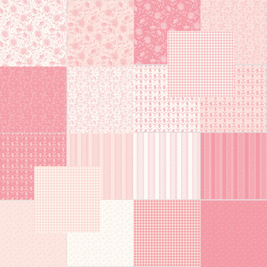 Sweet Pink 10" Stacker – 42pc Layer Cake by My Mind’s Eye | Riley Blake | Preorder April 2026
