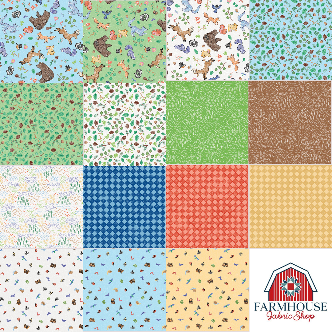 Colorful Critters 10" Stacker – 42 Crayola Precut Squares (Preorder)