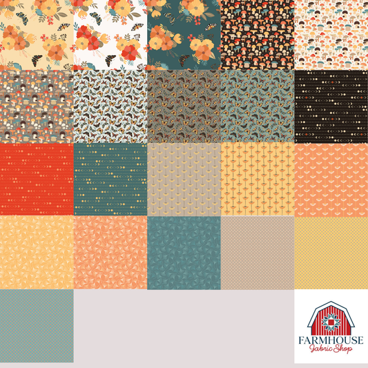 Preorder β Secret Garden Fat Quarter Bundle by Amanda Castor (21 Pieces) β Arriving August 2026