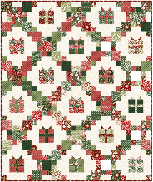 Gifted Throw Quilt Kit – Tales of Yuletide by Laura Ashley | 50% Deposit Preorder | June 2027