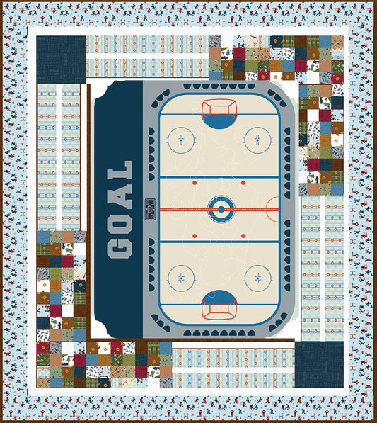 Goal Panel Quilt Kit β 50% Deposit January 2027 Preorder - Hometown Heroes by Jennifer Long for Riley Blake Designs