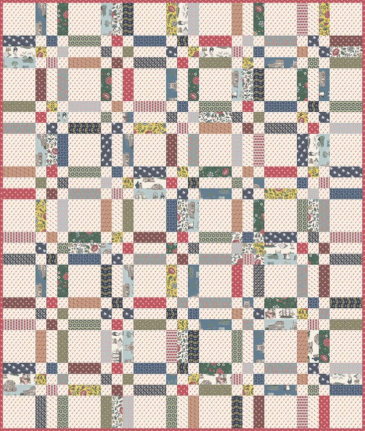 Jane Austen's House Persuasion Half Agony, Half Hope Quilt Kit – 50% Deposit June 2027 Preorder
