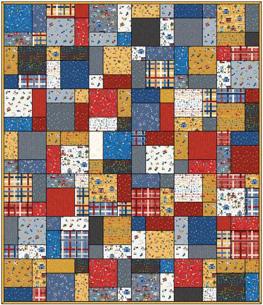 Easy Bake Quilt Kit β It Takes a Village Layer Cake Quilt (Cluck Cluck Sew, Throw Size 55" x 64")