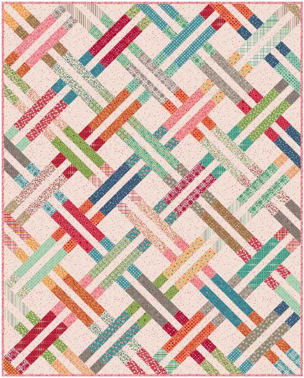 Farmer’s Daughter Jelly Weave Quilt Kit (57" x 73") – Cluck Cluck Sew – Preorder