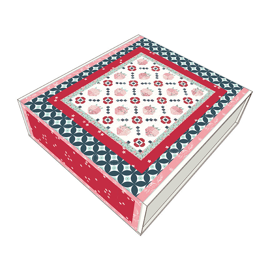 Berry Market Quilt Boxed Kit – KT-15740 – Beverly McCullough – Flamingo Toes – Riley Blake Designs – 76" x 90" Quilt Top