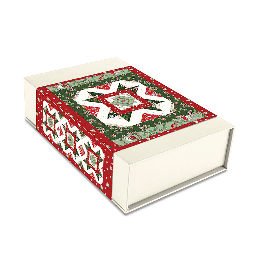 A Little Christmas Runner Kit | Beverly McCullough for Riley Blake Designs – Mistletoe and Holly Collection (18" x 60")