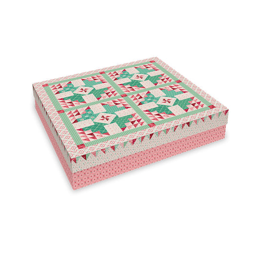 Preorder β Berry Baskets Table Topper Kit (36β x 36β) by Lori Holt β Berry & Sage Collection