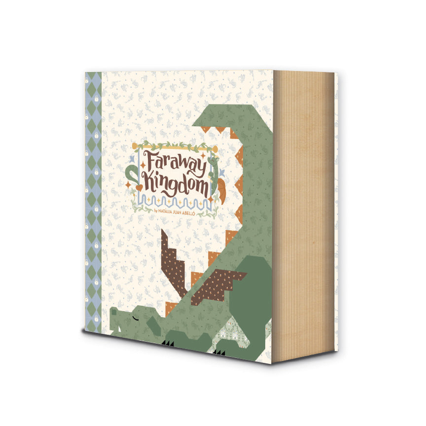 Dragon Dreams Quilt Kit – Faraway Kingdom by Natàlia Juan Abelló – Apples & Beavers Pattern – 40" x 50" – Riley Blake Designs