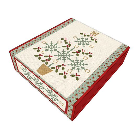 π² Spruce It Up Quilt Kit β Christmas Greetings β Sandy Gervais β Riley Blake Designs β KT-17660 β Preorder