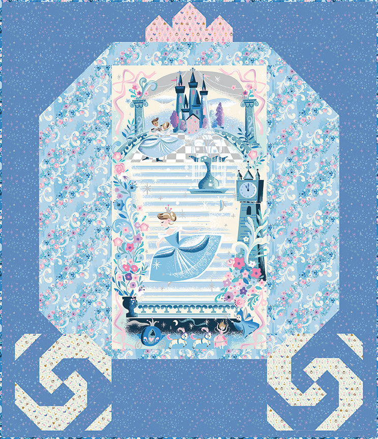 Preorder — Cinderella's Carriage Panel Quilt Kit — Wishes by Jill