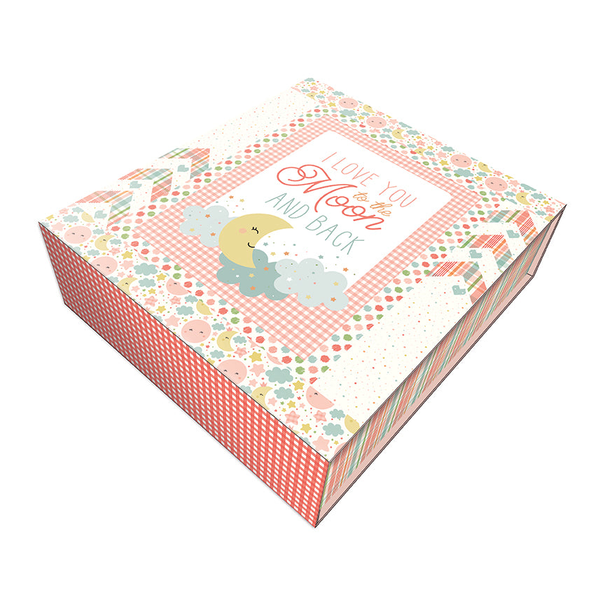 Love You to the Moon Coral Panel Quilt Kit – Flannel Quilt Kit | September 2026 Preorder