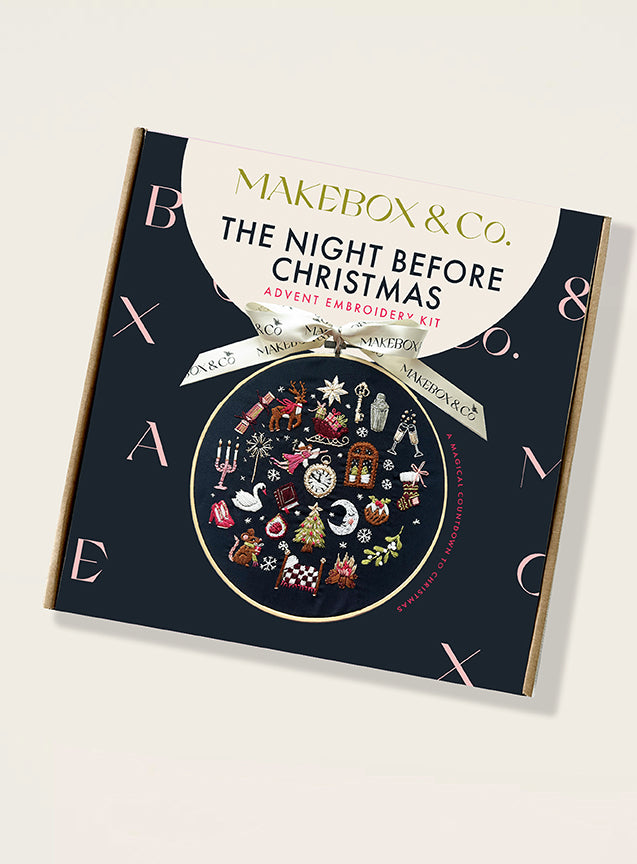 MakeBox & Co. Night Before Christmas Advent Embroidery Kit – 50% Deposit September 2026 Preorder