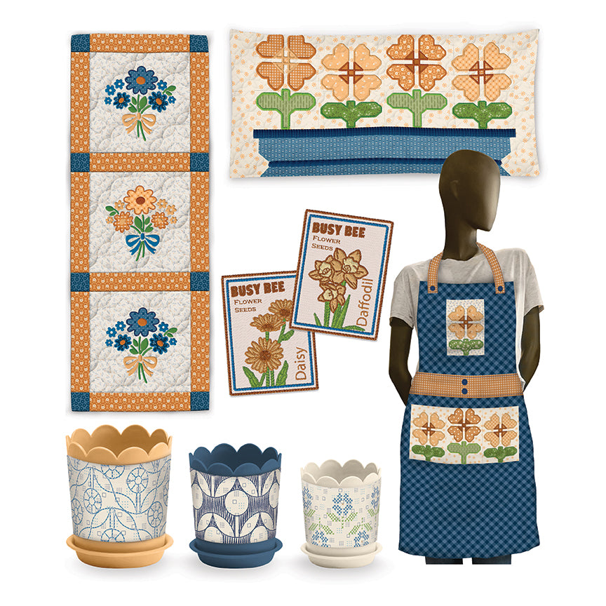 Garden Accents Machine Embroidery Pattern – Lori Holt – October 2026 Preorder